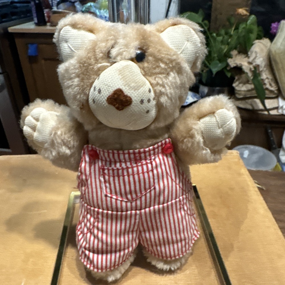 Cabbage Patch Furskins Appalachian Artwork 7 Inch Teddy Bear  Vintage 1986